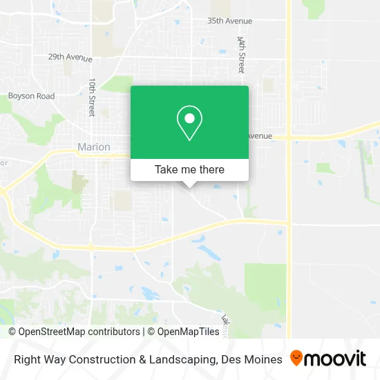 Right Way Construction & Landscaping map