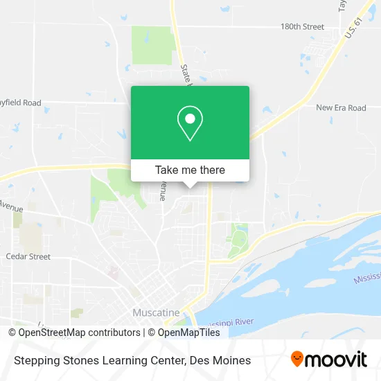 Stepping Stones Learning Center map