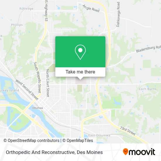Orthopedic And Reconstructive map