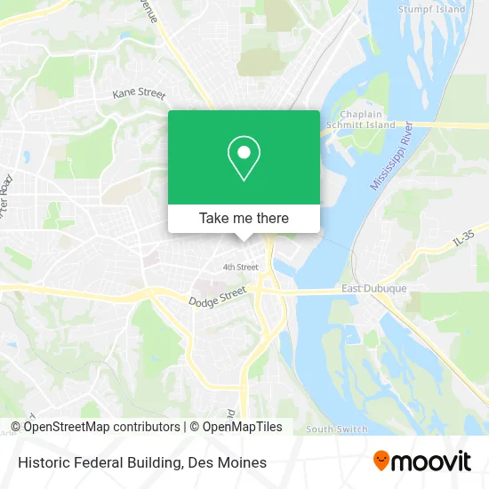 Historic Federal Building map