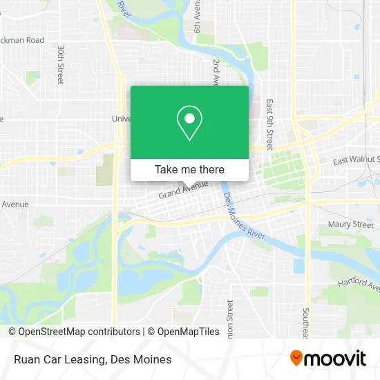 Ruan Car Leasing map