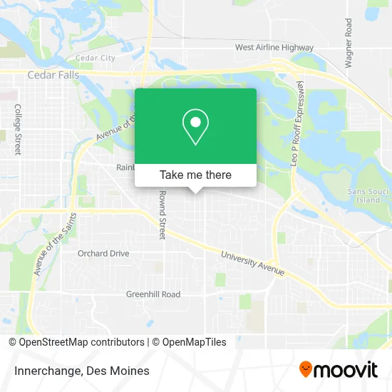 Innerchange map