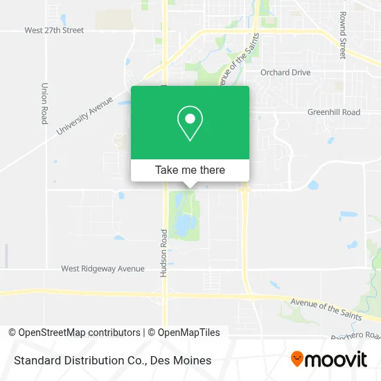 Standard Distribution Co. map
