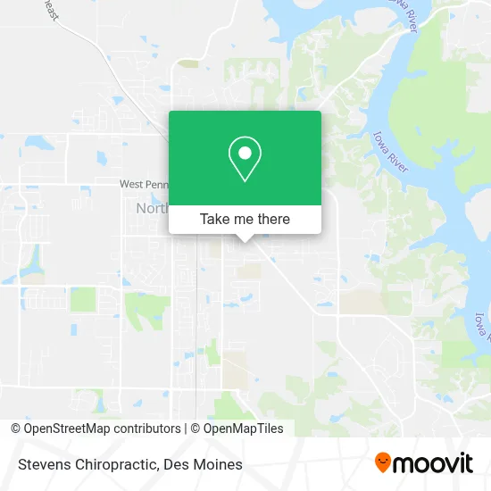 Stevens Chiropractic map