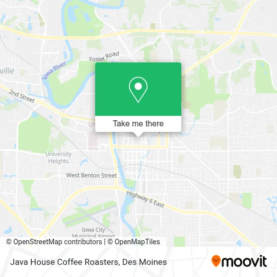 Java House Coffee Roasters map