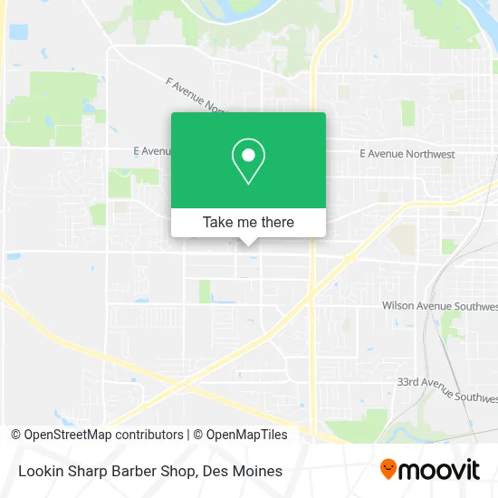 Lookin Sharp Barber Shop map
