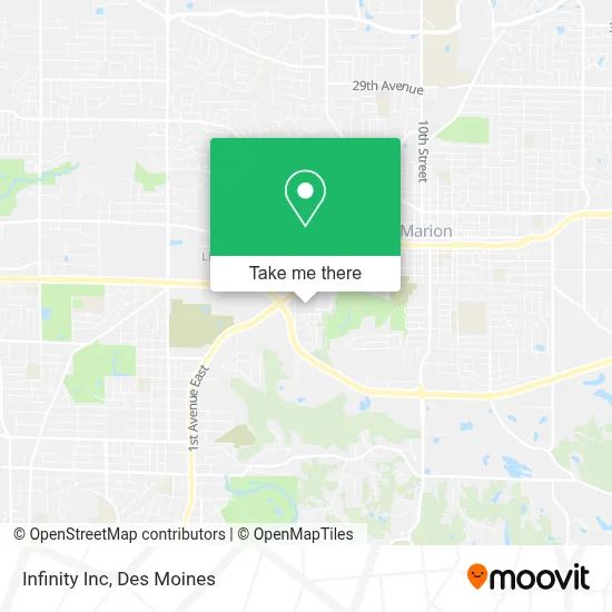 Infinity Inc map