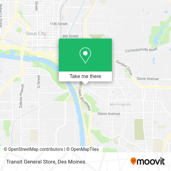 Transit General Store map