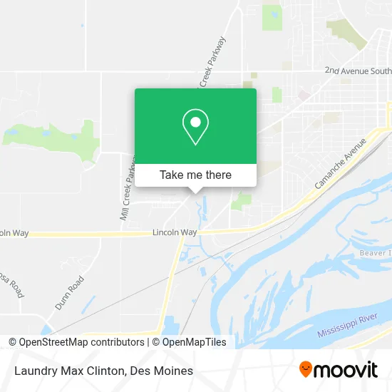 Laundry Max Clinton map