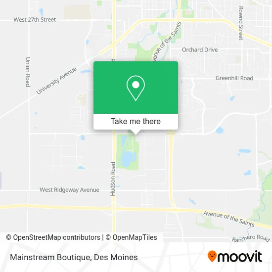 Mainstream Boutique map