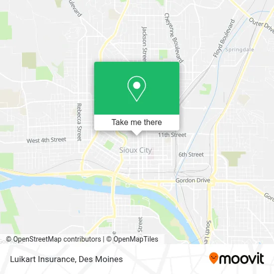 Luikart Insurance map