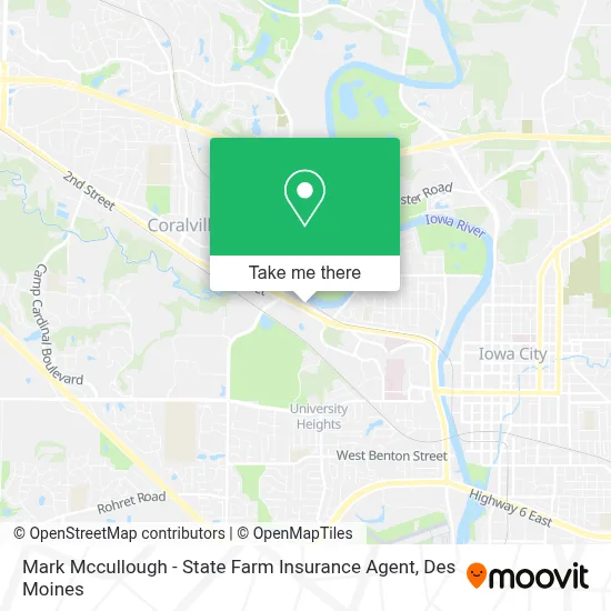Mark Mccullough - State Farm Insurance Agent map