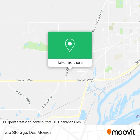 Zip Storage map