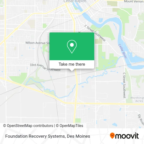 Foundation Recovery Systems map