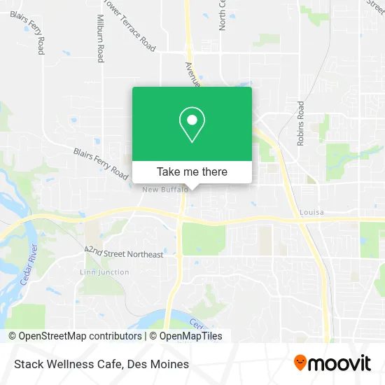 Stack Wellness Cafe map