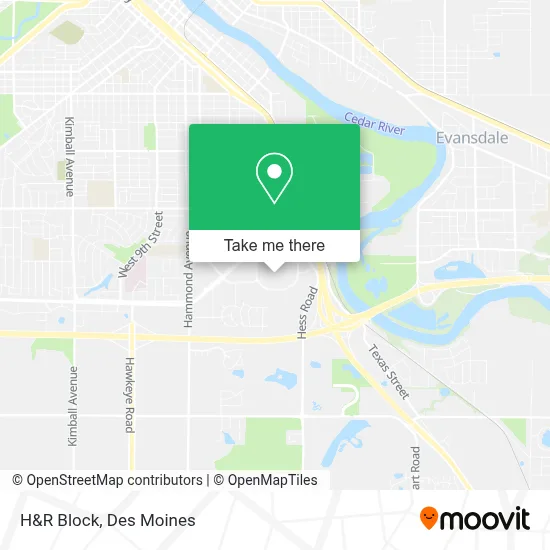H&R Block map
