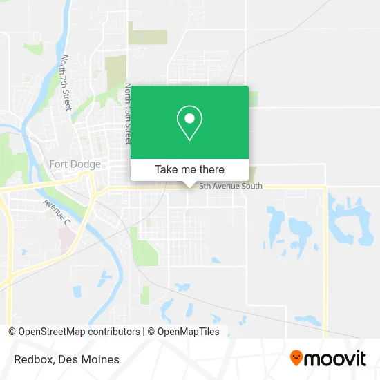Redbox map