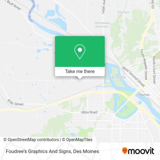Foudree's Graphics And Signs map
