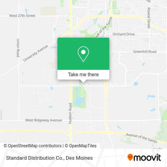 Standard Distribution Co. map