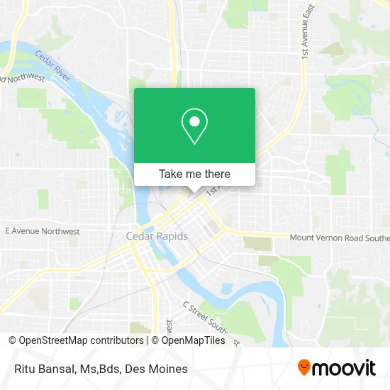 Ritu Bansal, Ms,Bds map