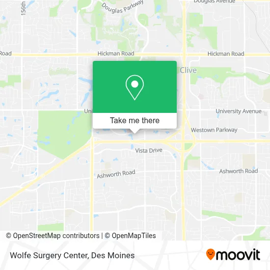 Wolfe Surgery Center map