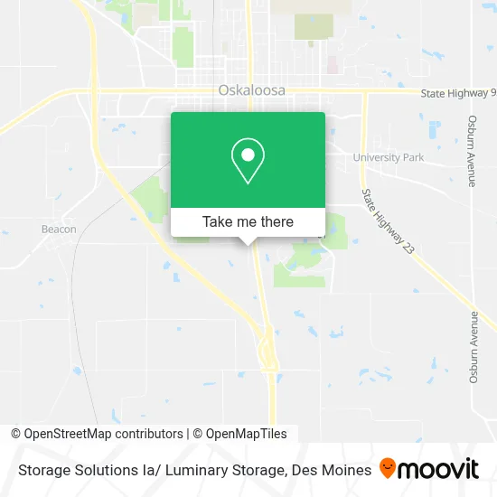 Storage Solutions Ia/ Luminary Storage map