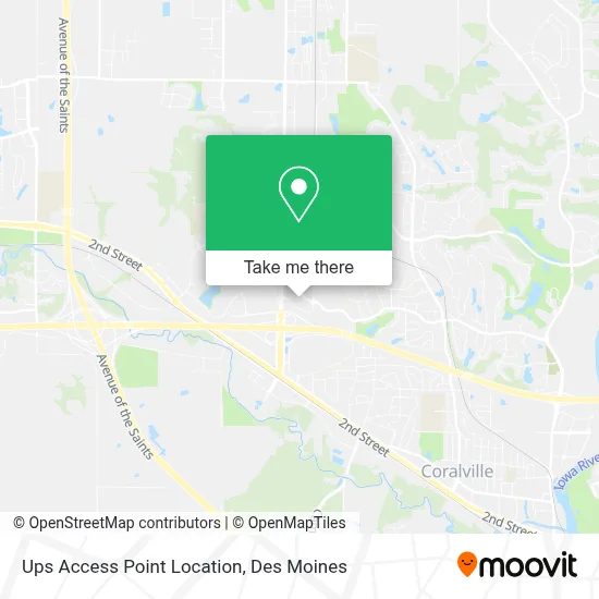 Ups Access Point Location map
