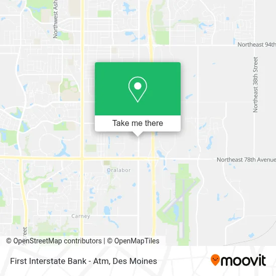 First Interstate Bank - Atm map