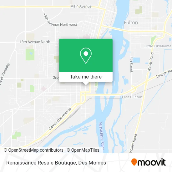 Renaissance Resale Boutique map