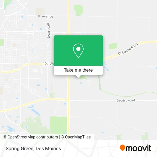 Spring Green map