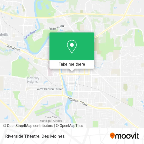 Riverside Theatre map