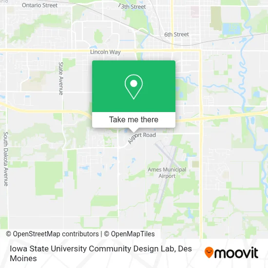 Iowa State University Community Design Lab map