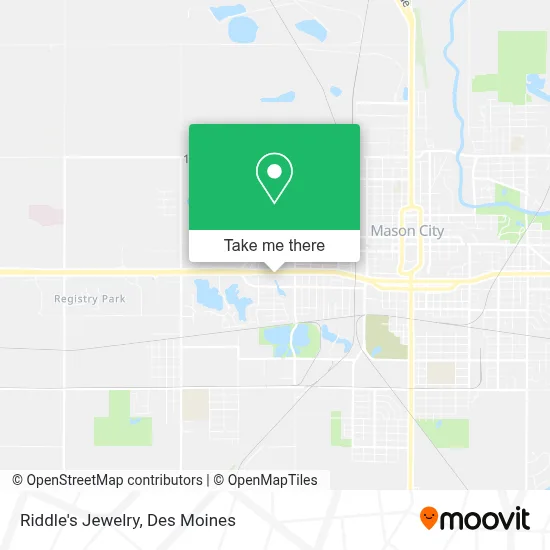Riddle's Jewelry map