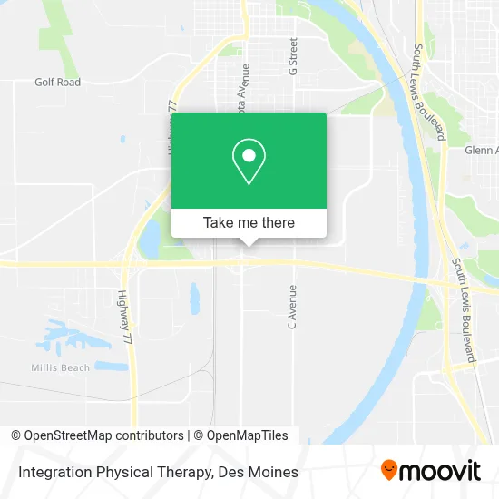 Integration Physical Therapy map