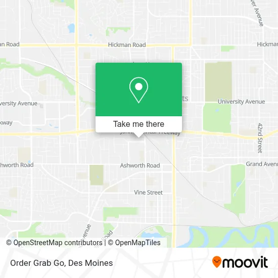 Order Grab Go map