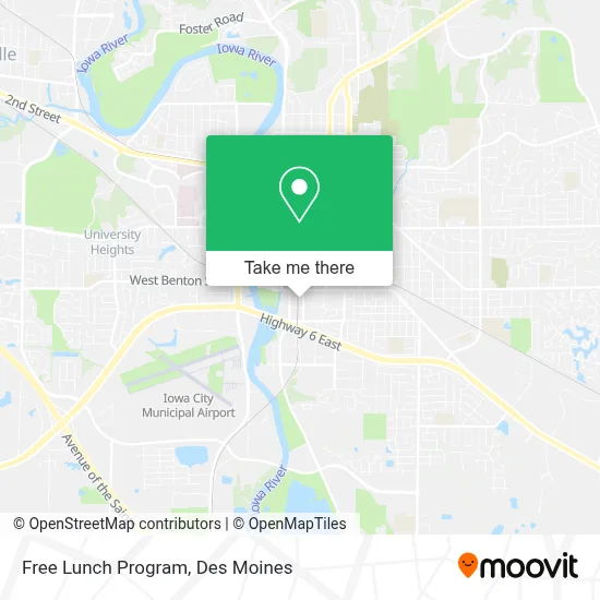 Free Lunch Program map