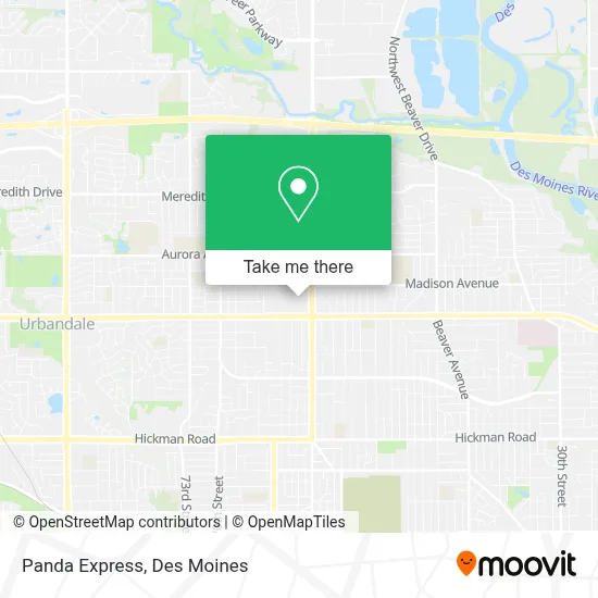 Panda Express map