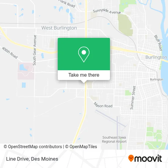 Line Drive map