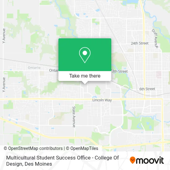 Multicultural Student Success Office - College Of Design map