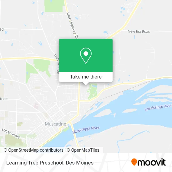 Learning Tree Preschool map