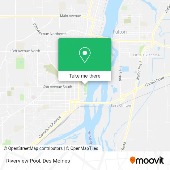 Riverview Pool map