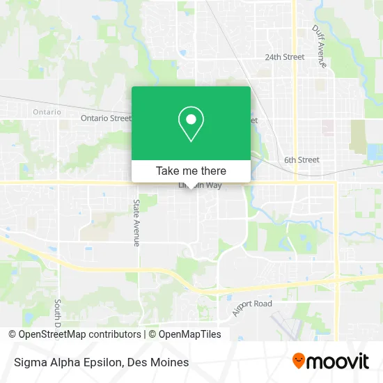 Sigma Alpha Epsilon map