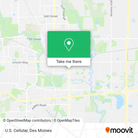 U.S. Cellular map