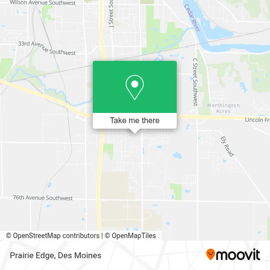 Prairie Edge map