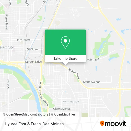 Hy-Vee Fast & Fresh map