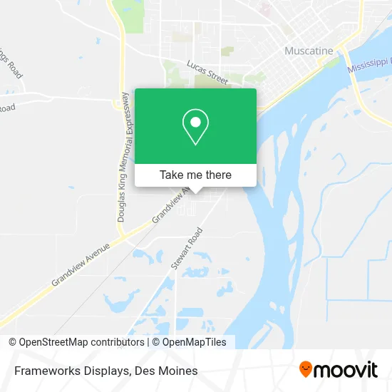 Frameworks Displays map