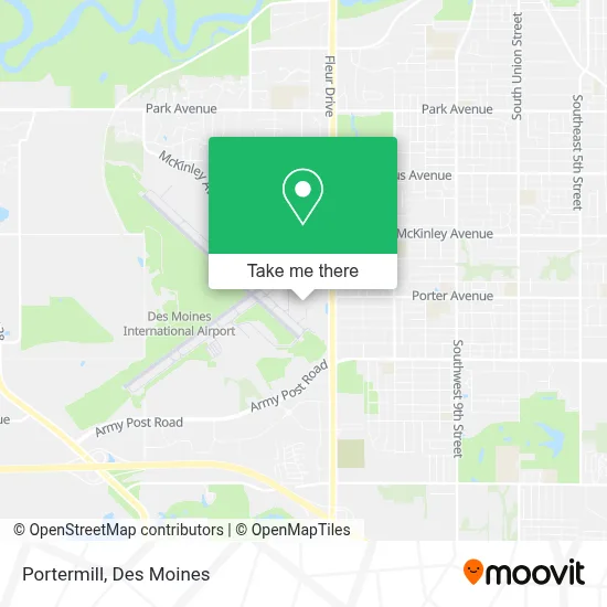 Portermill map
