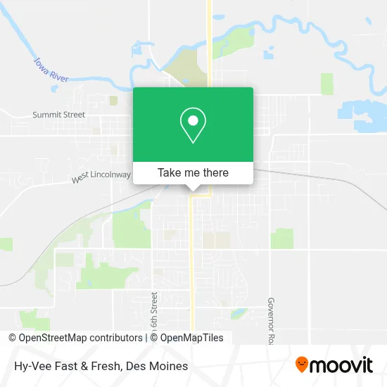 Hy-Vee Fast & Fresh map