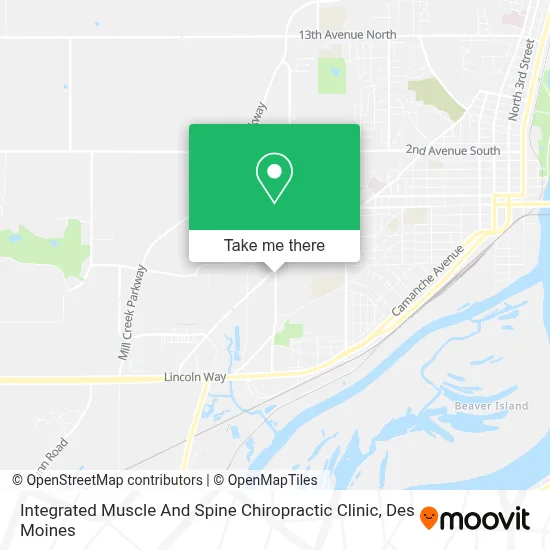 Integrated Muscle And Spine Chiropractic Clinic map