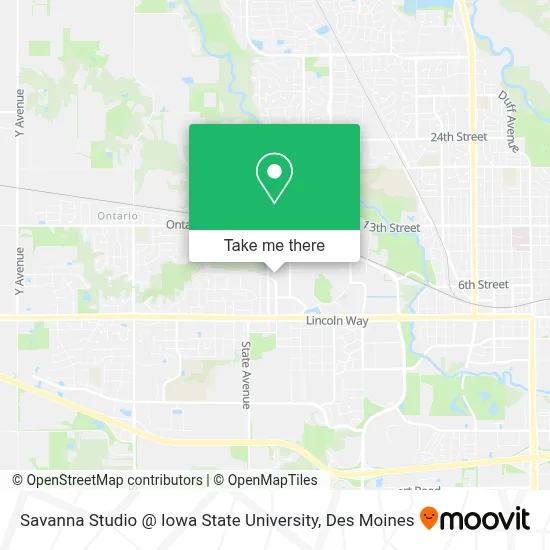 Savanna Studio @ Iowa State University map